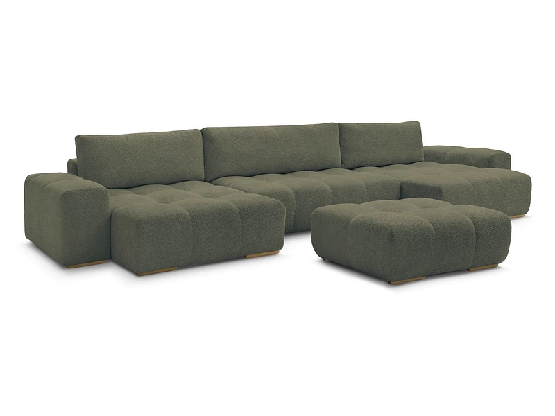 Panorama-Ecksofa mit Hocker BOBOCHIC ANAKIN