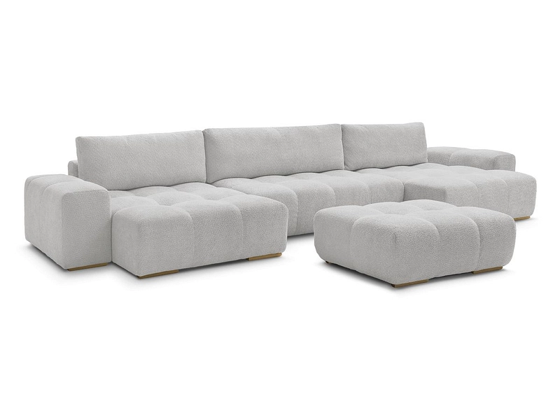 Panorama-Ecksofa mit Hocker BOBOCHIC ANAKIN