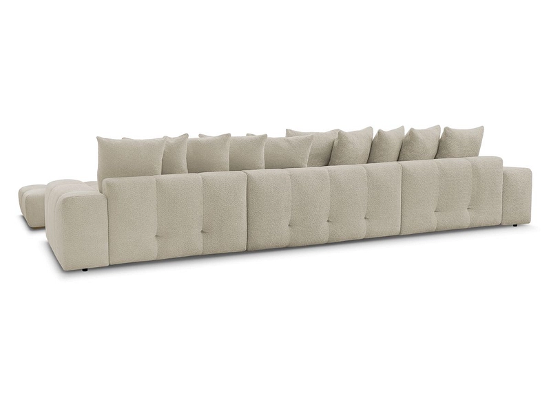 Panorama-Ecksofa mit Hocker BOBOCHIC ANAKIN