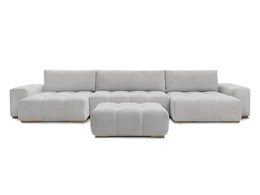 Panorama-Ecksofa mit Hocker BOBOCHIC ANAKIN