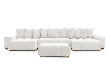 Panorama-Ecksofa mit Hocker BOBOCHIC ANAKIN