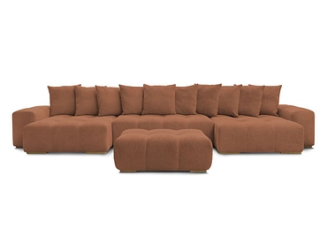 Panorama-Ecksofa mit Hocker BOBOCHIC ANAKIN