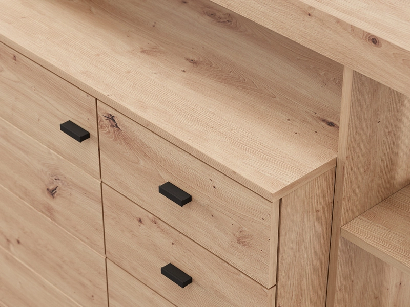 Kommode SARK 1 Tür 3 Schubladen Kommode SARK 1 Tür 3 Schubladen