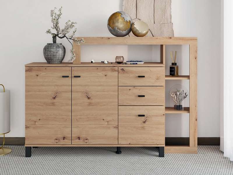 Commode SARK 2 portes 3 tiroirs