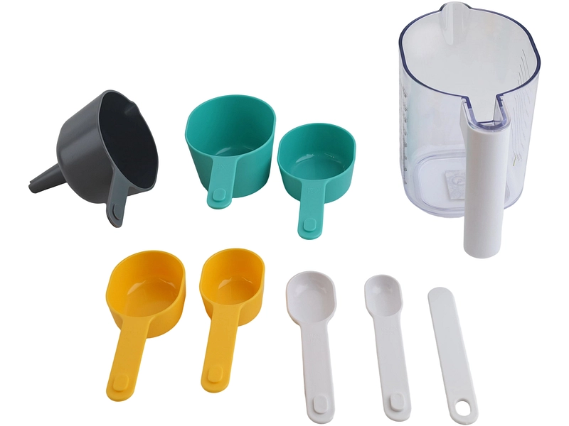 Messbecher-Set mit Messlöffeln DOSE Messbecher-Set mit Messlöffeln DOSE