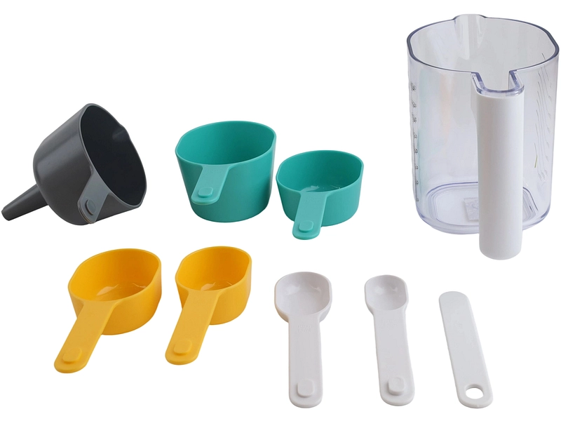 Messbecher-Set mit Messlöffeln DOSE Messbecher-Set mit Messlöffeln DOSE