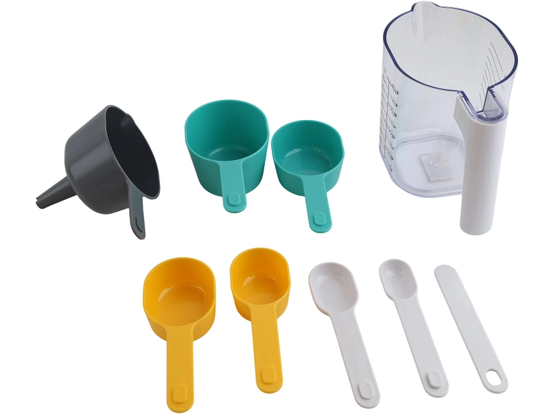Messbecher-Set mit Messlöffeln DOSE Messbecher-Set mit Messlöffeln DOSE