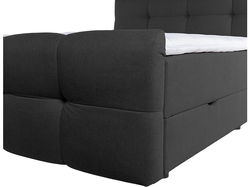 Boxspring HAMPTON nero