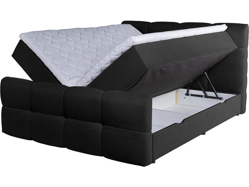 Boxspring HAMPTON nero