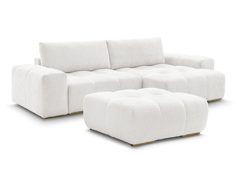 Divano ad angolo con pouf BOBOCHIC ANAKIN Divano ad angolo con pouf BOBOCHIC ANAKIN
