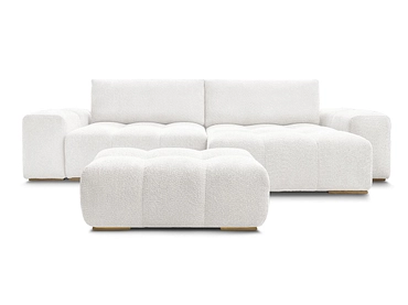 Divano ad angolo con pouf BOBOCHIC ANAKIN