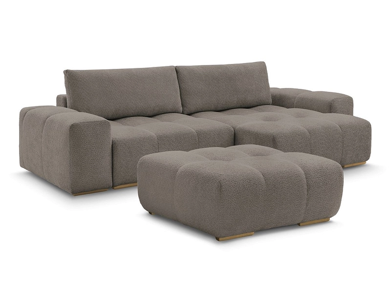Divano ad angolo con pouf BOBOCHIC ANAKIN Divano ad angolo con pouf BOBOCHIC ANAKIN