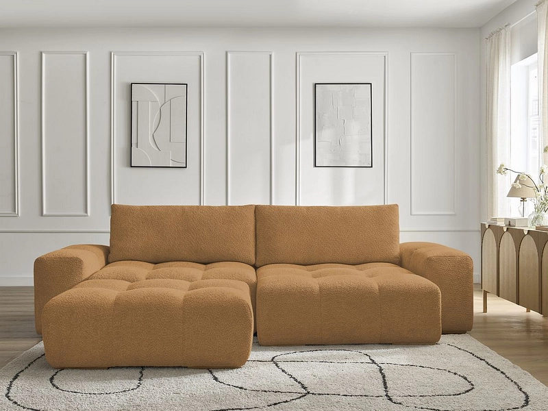 Divano ad angolo con pouf BOBOCHIC ANAKIN