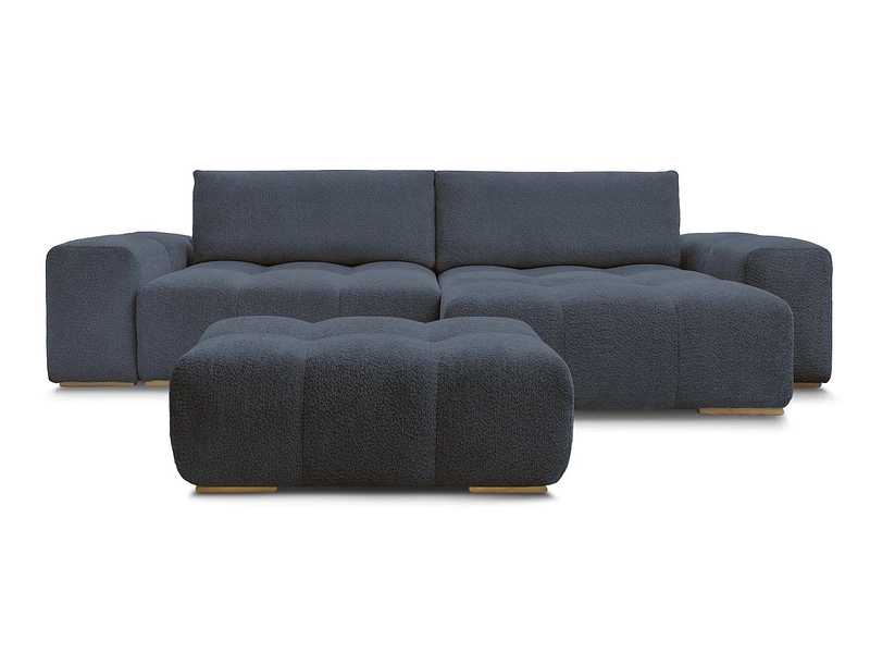 Divano ad angolo con pouf BOBOCHIC ANAKIN Divano ad angolo con pouf BOBOCHIC ANAKIN