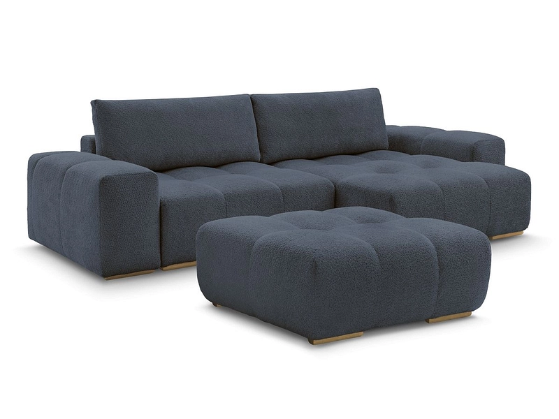 Divano ad angolo con pouf BOBOCHIC ANAKIN Divano ad angolo con pouf BOBOCHIC ANAKIN