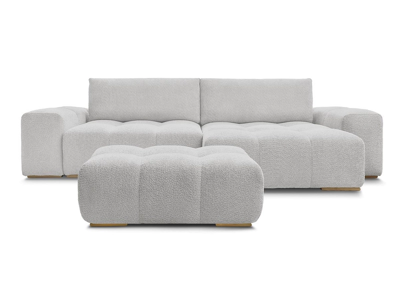 Divano ad angolo con pouf BOBOCHIC ANAKIN Divano ad angolo con pouf BOBOCHIC ANAKIN