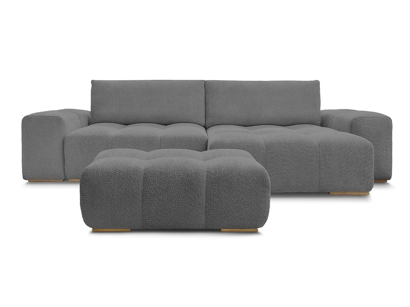 Divano ad angolo con pouf BOBOCHIC ANAKIN Divano ad angolo con pouf BOBOCHIC ANAKIN