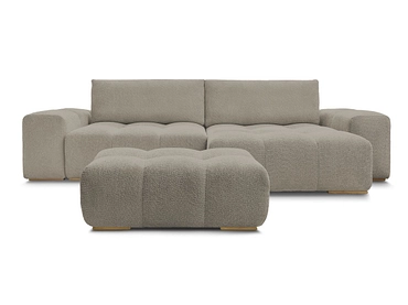 Divano ad angolo con pouf BOBOCHIC ANAKIN