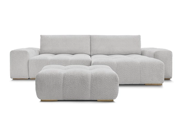 Divano ad angolo con pouf BOBOCHIC ANAKIN