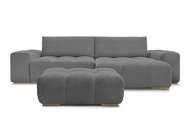 Divano ad angolo con pouf BOBOCHIC ANAKIN