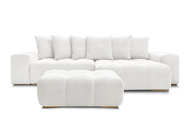 Divano ad angolo con pouf BOBOCHIC ANAKIN