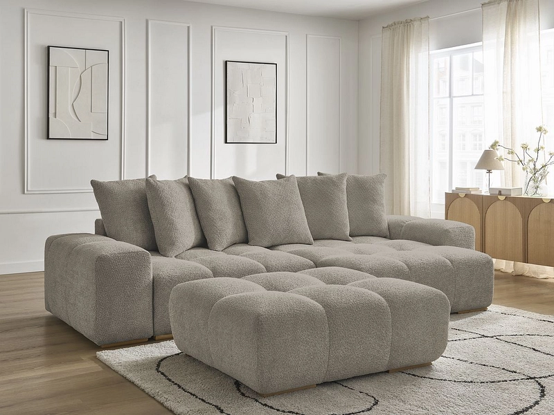 Ecksofa mit Hocker BOBOCHIC ANAKIN