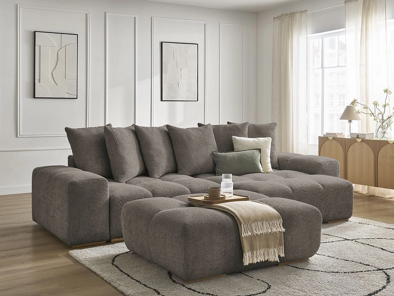 Ecksofa mit Hocker BOBOCHIC ANAKIN Ecksofa mit Hocker BOBOCHIC ANAKIN