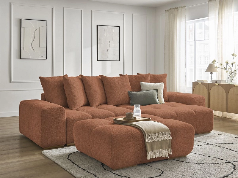 Ecksofa mit Hocker BOBOCHIC ANAKIN