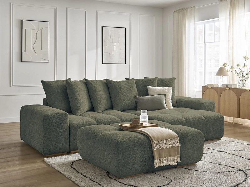 Ecksofa mit Hocker BOBOCHIC ANAKIN