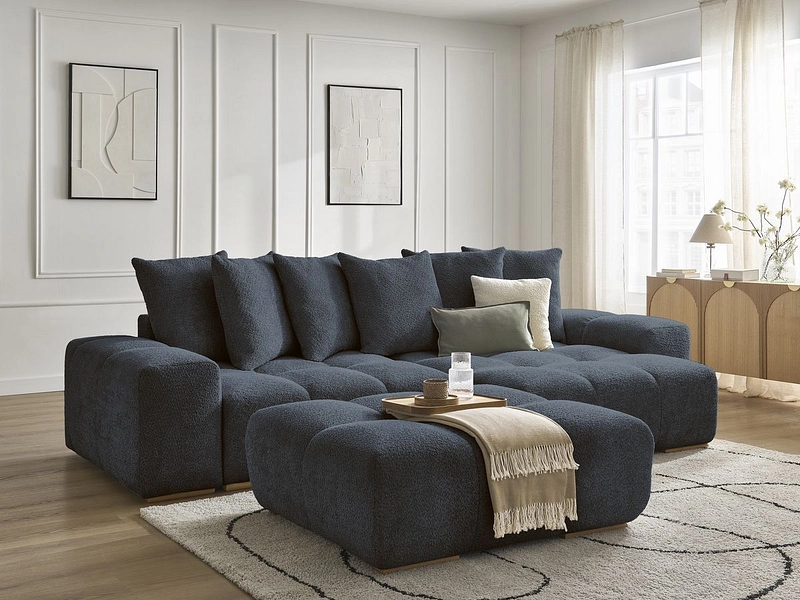 Ecksofa mit Hocker BOBOCHIC ANAKIN