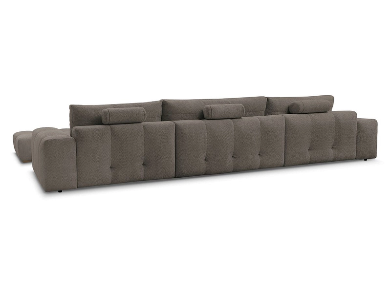 Divano ad angolo panoramico con pouf BOBOCHIC ANAKIN Divano ad angolo panoramico con pouf BOBOCHIC ANAKIN