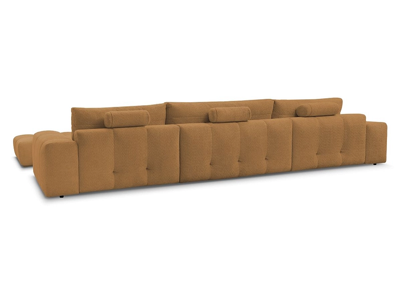 Divano ad angolo panoramico con pouf BOBOCHIC ANAKIN Divano ad angolo panoramico con pouf BOBOCHIC ANAKIN