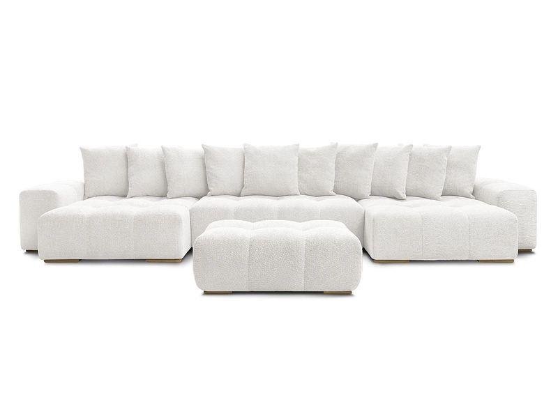 Panorama-Ecksofa mit Hocker BOBOCHIC ANAKIN Panorama-Ecksofa mit Hocker BOBOCHIC ANAKIN