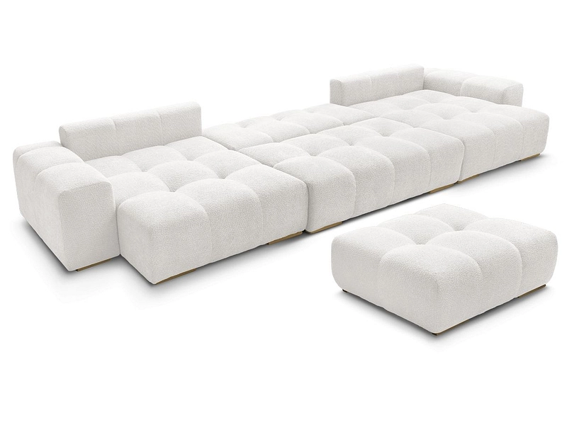 Panorama-Ecksofa mit Hocker BOBOCHIC ANAKIN Panorama-Ecksofa mit Hocker BOBOCHIC ANAKIN