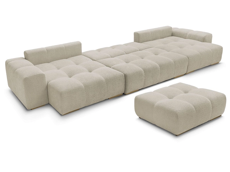 Panorama-Ecksofa mit Hocker BOBOCHIC ANAKIN Panorama-Ecksofa mit Hocker BOBOCHIC ANAKIN