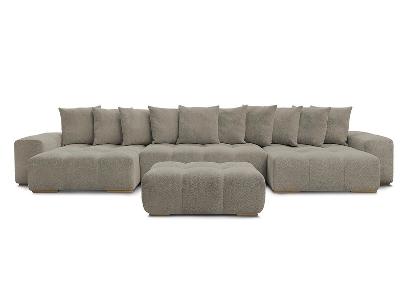 Panorama-Ecksofa mit Hocker BOBOCHIC ANAKIN Panorama-Ecksofa mit Hocker BOBOCHIC ANAKIN