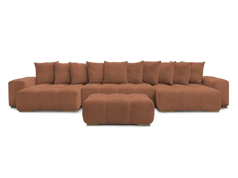 Panorama-Ecksofa mit Hocker BOBOCHIC ANAKIN Panorama-Ecksofa mit Hocker BOBOCHIC ANAKIN