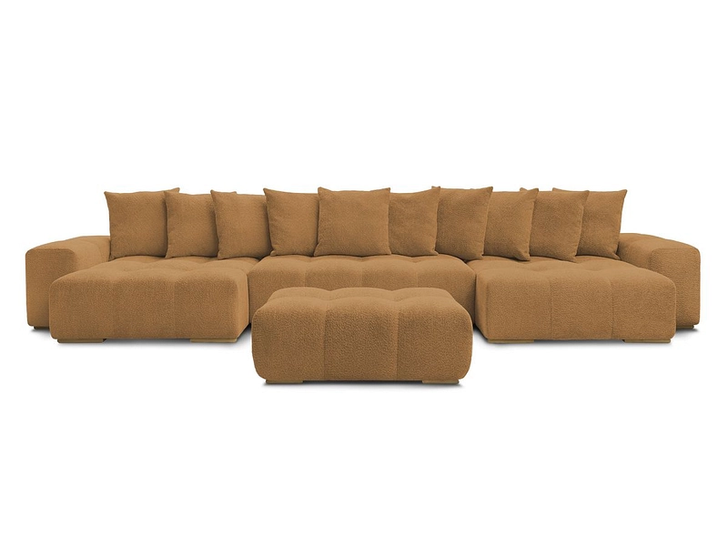 Panorama-Ecksofa mit Hocker BOBOCHIC ANAKIN Panorama-Ecksofa mit Hocker BOBOCHIC ANAKIN