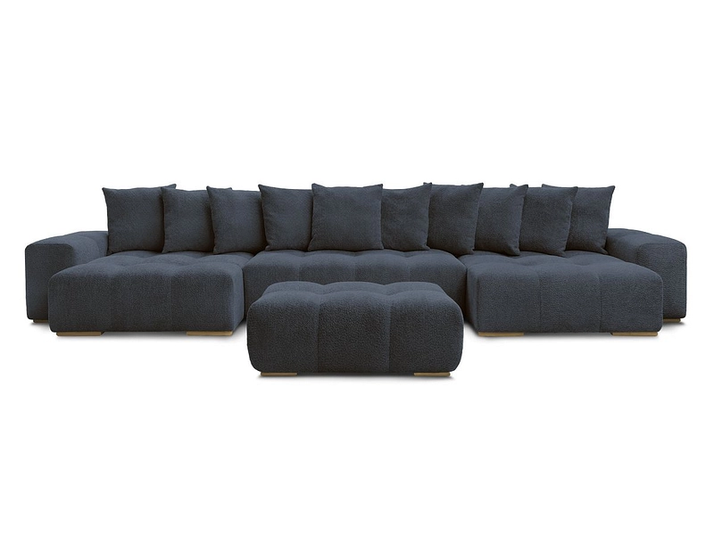 Panorama-Ecksofa mit Hocker BOBOCHIC ANAKIN Panorama-Ecksofa mit Hocker BOBOCHIC ANAKIN