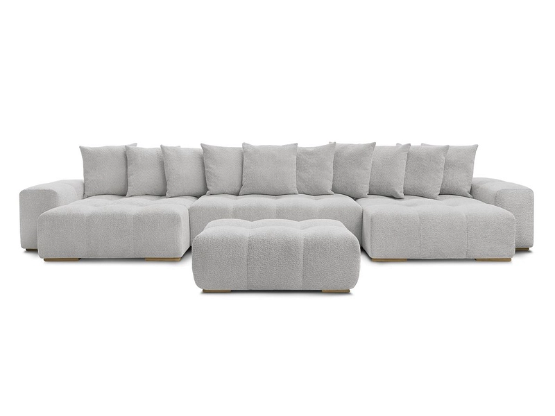 Panorama-Ecksofa mit Hocker BOBOCHIC ANAKIN Panorama-Ecksofa mit Hocker BOBOCHIC ANAKIN