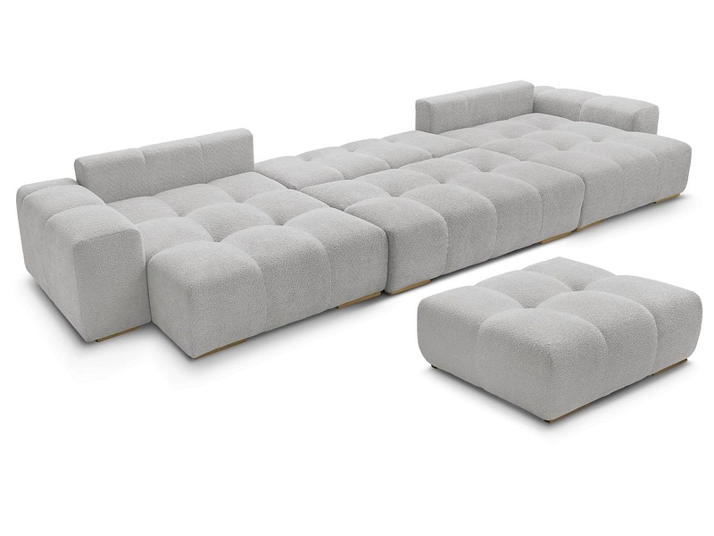 Panorama-Ecksofa mit Hocker BOBOCHIC ANAKIN Panorama-Ecksofa mit Hocker BOBOCHIC ANAKIN