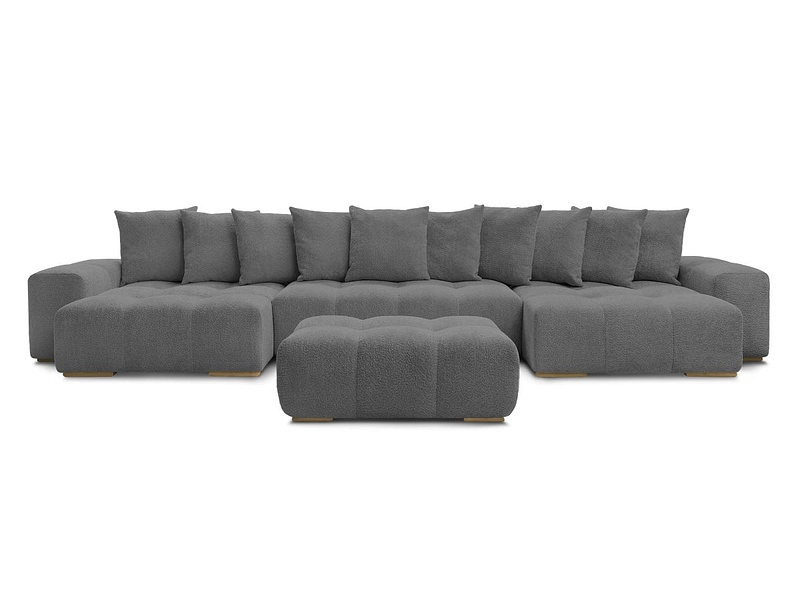 Panorama-Ecksofa mit Hocker BOBOCHIC ANAKIN Panorama-Ecksofa mit Hocker BOBOCHIC ANAKIN