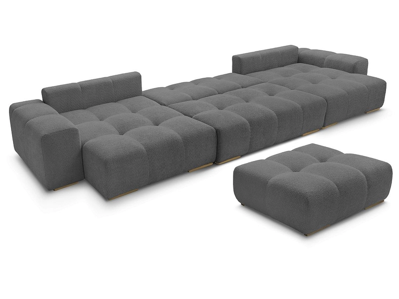 Panorama-Ecksofa mit Hocker BOBOCHIC ANAKIN Panorama-Ecksofa mit Hocker BOBOCHIC ANAKIN