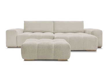 Divano ad angolo con pouf BOBOCHIC ANAKIN