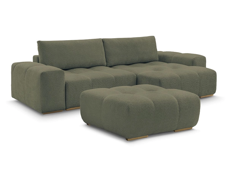 Divano ad angolo con pouf BOBOCHIC ANAKIN Divano ad angolo con pouf BOBOCHIC ANAKIN