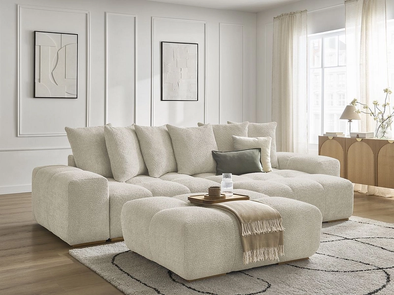 Ecksofa mit Hocker BOBOCHIC ANAKIN Ecksofa mit Hocker BOBOCHIC ANAKIN