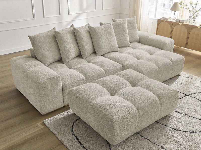 Ecksofa mit Hocker BOBOCHIC ANAKIN Ecksofa mit Hocker BOBOCHIC ANAKIN