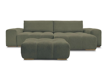 Divano ad angolo con pouf BOBOCHIC ANAKIN