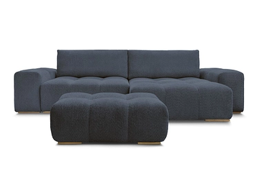 Divano ad angolo con pouf BOBOCHIC ANAKIN