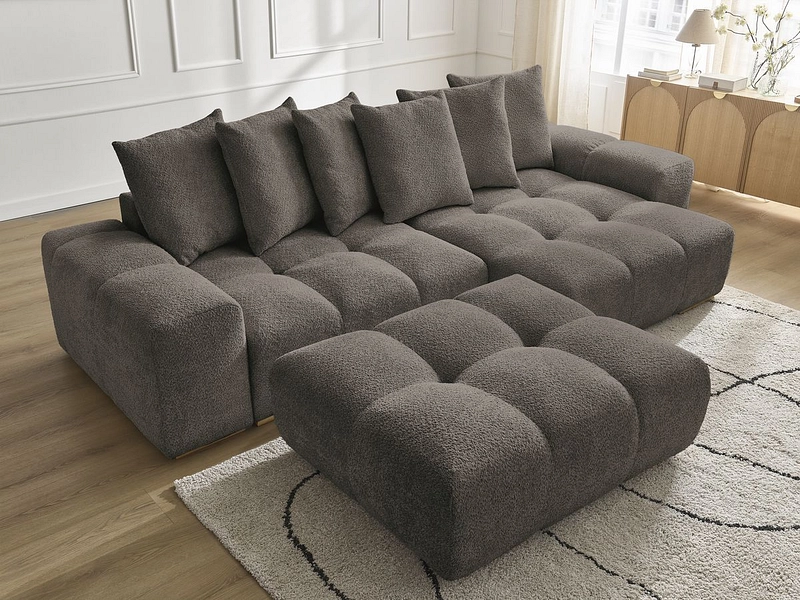 Ecksofa mit Hocker BOBOCHIC ANAKIN Ecksofa mit Hocker BOBOCHIC ANAKIN
